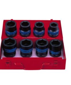 KINGTONY 8410MP ลูกบ๊อกลม สั้น รู1” ชุด 8ตัว