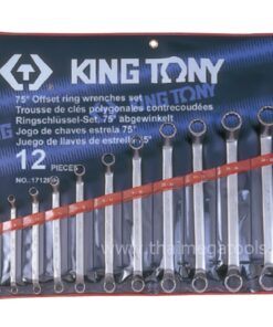 KIngtony1712MR ประแจแหวน คอ 75 องศา