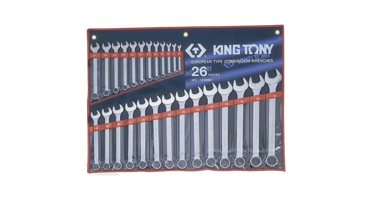 Kingtony 1226MR ประแจแหวนข้าง-ปากตาย