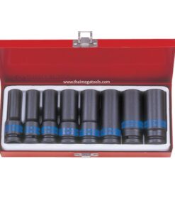 KINGTONY 4410 MP ชุดลูกบ็อกกลม ยาว 1/2 นิ้ว 8 ตัวชุด คุณภาพสูง