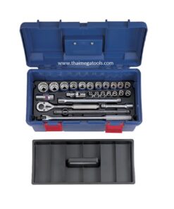 KINGTONY 41026MR/41526MR ชุดบล็อกขนาด 1/2 นิ้ว (4 หุน) 25 ตัว