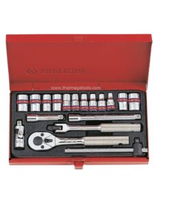 KINGTONY 2519SR บ๊อกชุด 1/4 นิ้ว 18 ตัวชุด