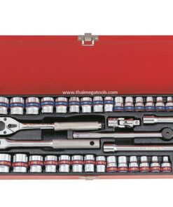 ชุดบ๊อกซ์ KINGTONY 3036CR ขนาด 3/8 นิ้ว 36 ชิ้น ในกล่องเหล็กสีแดง