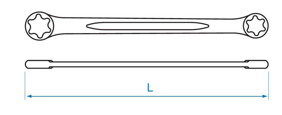 ปะแจแหวนคอตรง E body size