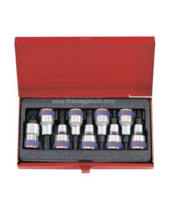 ชุดลูกบล็อกเดือยโผล่ KINGTONY 4109PR ท็อคสั้น 1/2 นิ้ว 9 ตัวชุด