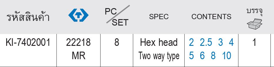 Kingtony 22218MRdetail