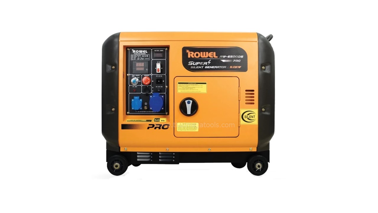 Rowel DG6500DS เครื่องปั่นไฟดีเซล 5kw