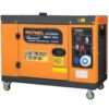 Rowel DG7500DS เครื่องปั่นไฟเครื่องยนต์ดีเซล 7kwด้านข้าง