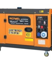 Rowel DG7500DS เครื่องปั่นไฟเครื่องยนต์ดีเซล 7kwด้านข้าง