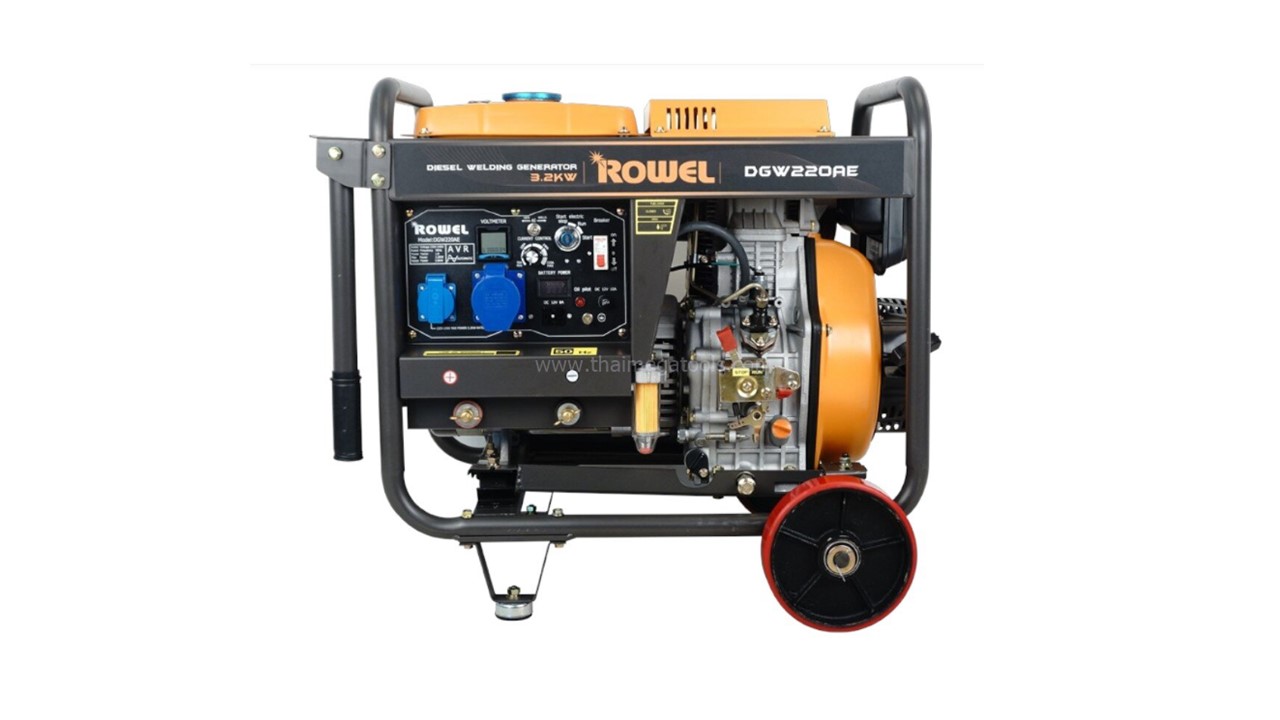 Rowel DGW220AE เครื่องปั่นไฟดีเซล 3 kw