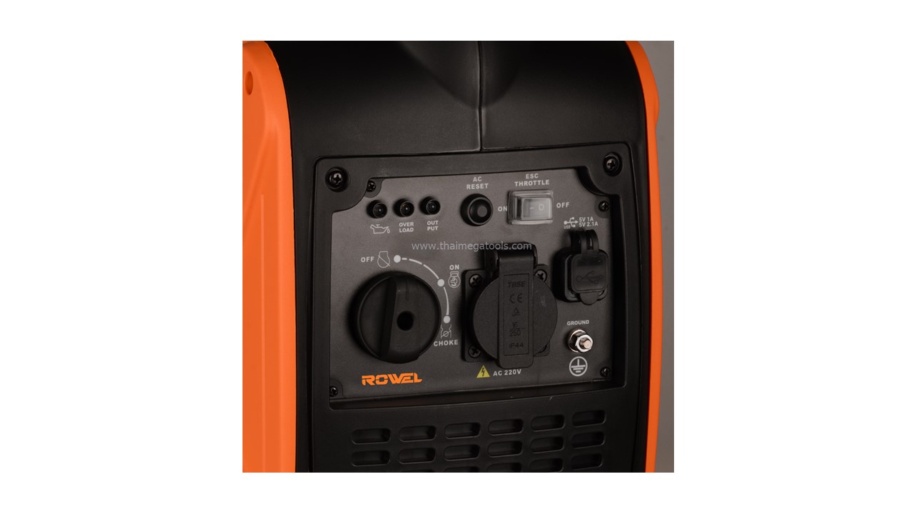 Rowel RW1250is แผงควบคุม