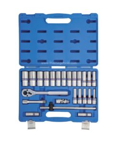 KINGTONY บล็อกชุดตัวยาว 24 ชิ้น รุ่น 4334MRC-PB ขนาด 1/2 นิ้ว