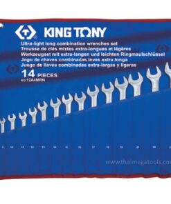 ประแจแหวนข้างปากตายตัวยาว kingtony 12A4MRN 14 ชิ้น