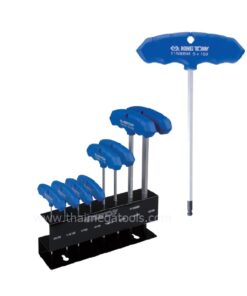 ชุดประแจหกเหลี่ยมหัวบอล ด้ามตัว T KING TONY 21108MR แบบ 8 ตัวชุด