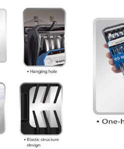 kingtony 12A08MRS แหวนข้างปากตายตัวยาว8ตัว-กล่องเก็บอุปกรณ์