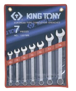 kingtony 1207SR ประแจแหวนข้าง-ปากตาย