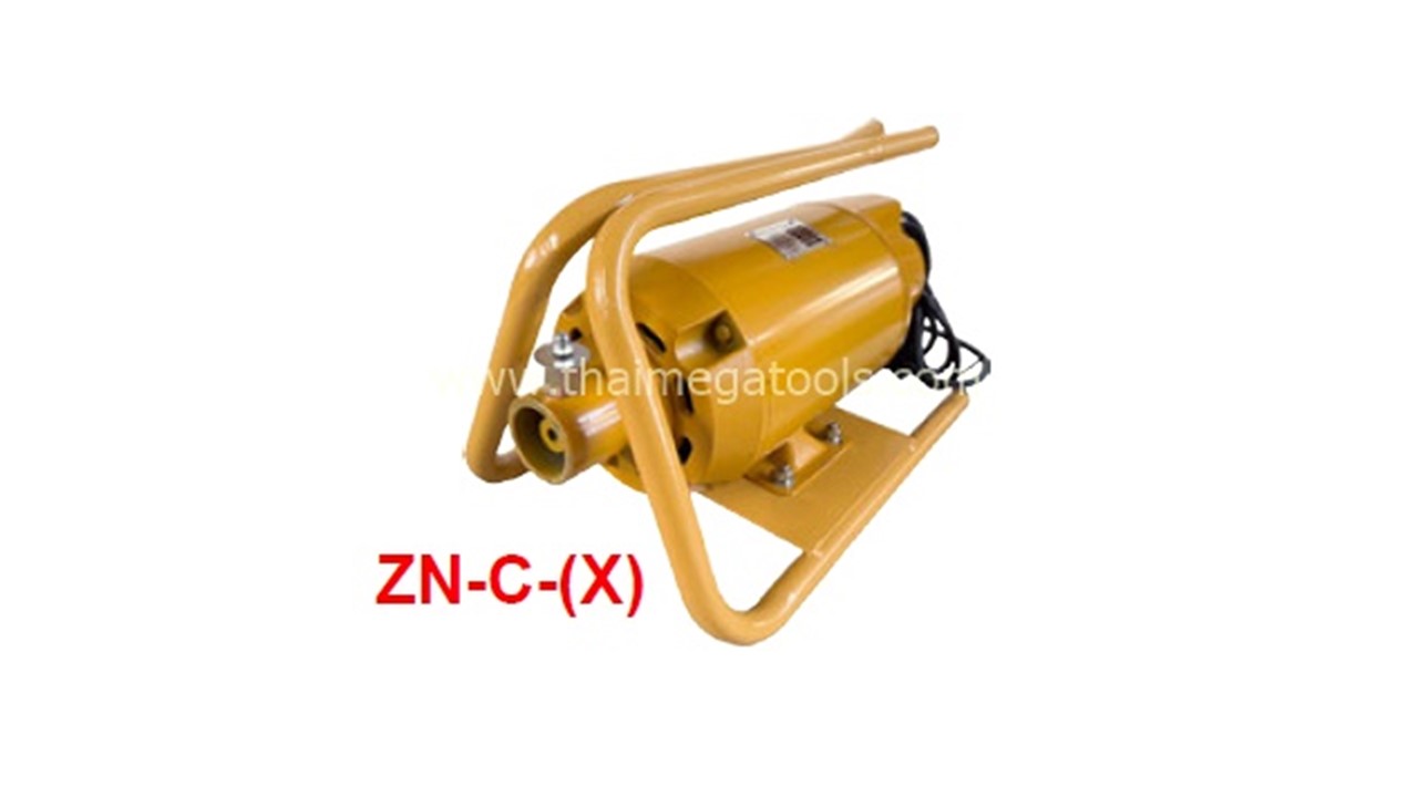 มอเตอร์จี้คอนกรีต KOMAKI รุ่น ZN-C-(X) 220V ข้อต่อหกเหลี่ยม THAILAND JOINT