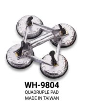 ตัวดูดกระจก 4 ขา OKURA รุ่น WH-9804 เกรดไต้หวัน สำหรับงานหนักพิเศษ ยกได้สูงสุด 120 กก.
