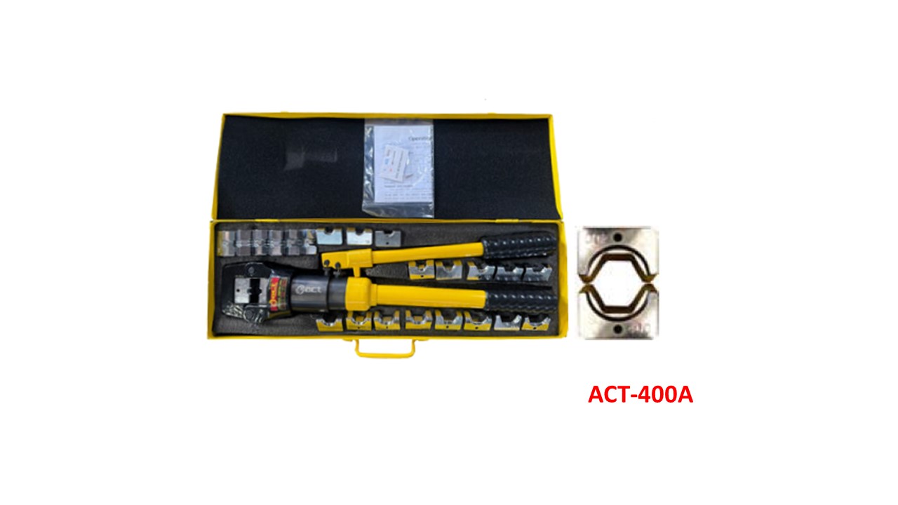คีมย้ำสายไฮดรอลิก ACT รุ่น ACT-400A คีมย้ำหางปลาไฮดรอลิก คีมหนีบสายไฟ