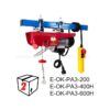 รอกสลิงไฟฟ้า OKURA รุ่น E-OK-PA3 ขนาด 200-600 กก. พร้อมสวิตช์รีโมท
