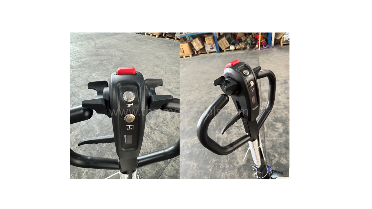 ด้ามจับบังคับทิศทางและปุ่มควบคุม รถลากพาเลทไฟฟ้า 24V OKURA รุ่น E-OK-BPP02