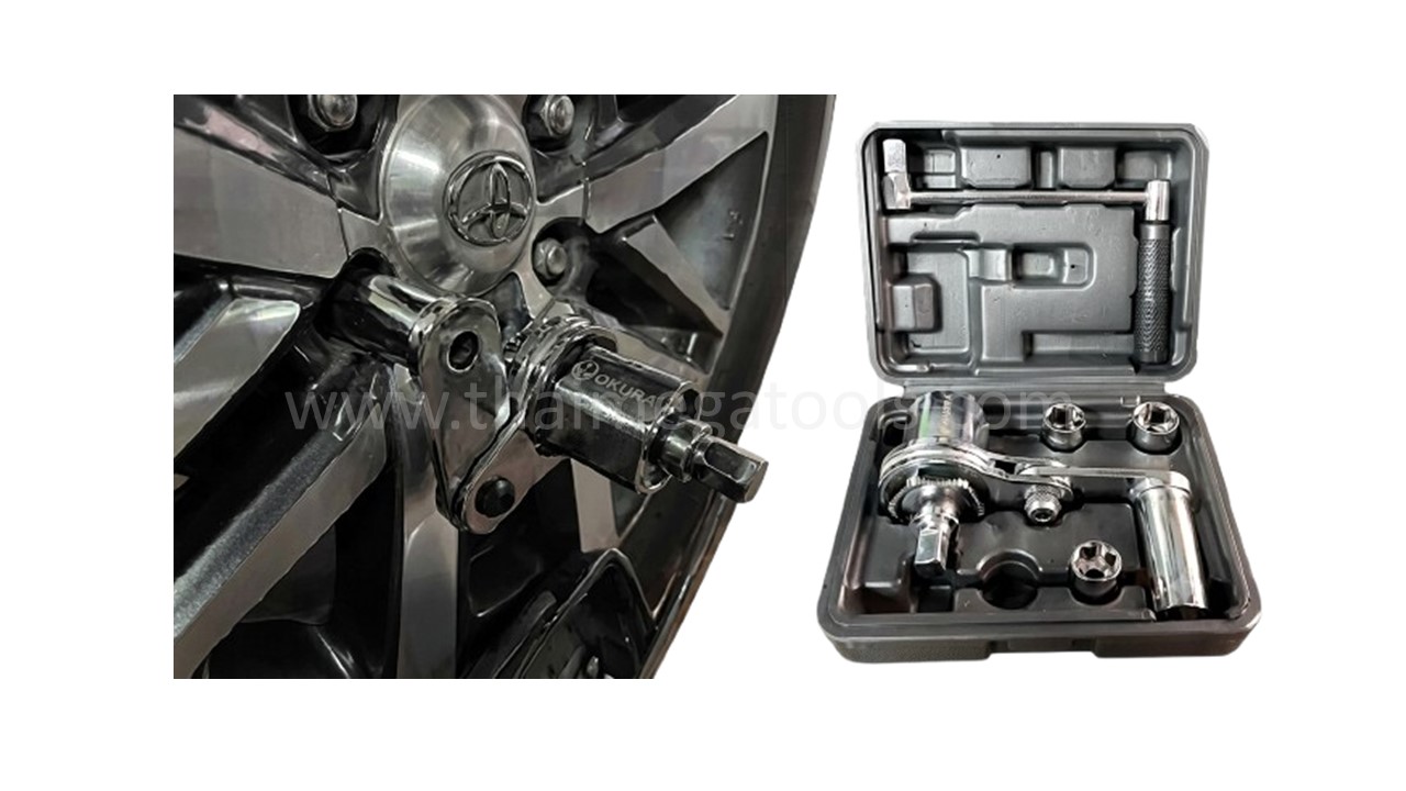 สาธิตวิธีใช้งานประแจทอร์ค OKURA รุ่น E-OK-18LW สำหรับขันน็อตล้อรถยนต์