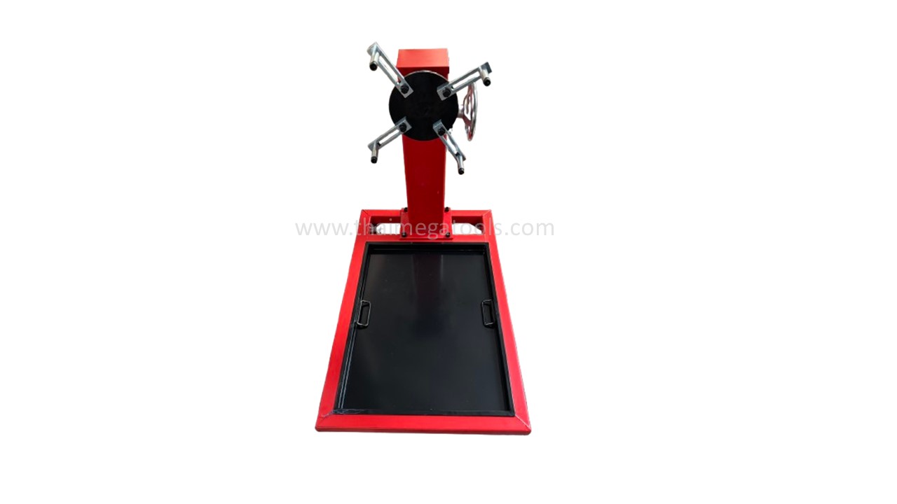 แท่นประกอบเครื่องยนต์ OKURA รุ่น E-OK-ES800T (พร้อมถาดรองและเกียร์หมุน)