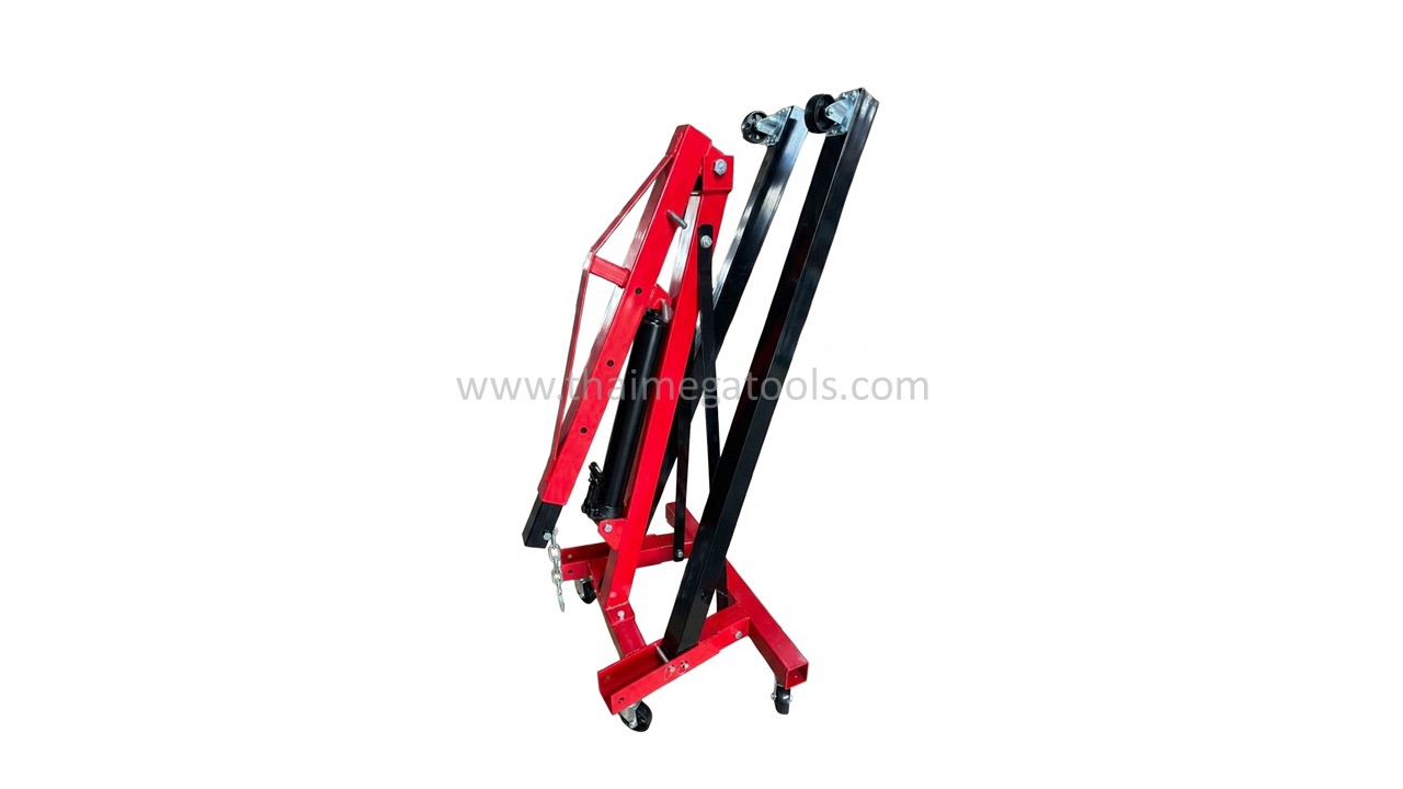 เครนยกเครื่องยนต์ 2 ตัน OKURA รุ่น OK2C แบบพับได้ ประหยัดพื้นที่