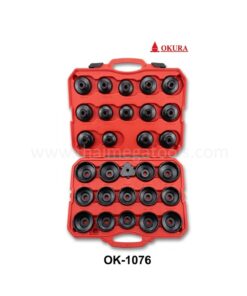 ชุดถอดไส้กรองน้ำมันเครื่อง OKURA รุ่น OK-1076 อุปกรณ์ครบชุดสำหรับงานช่างยนต์