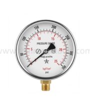 เกจวัดแรงดัน (Pressure Gauge) ยี่ห้อ OKURA ขนาดหน้าปัด 6 นิ้ว สำหรับงานวัดกำลังอัด