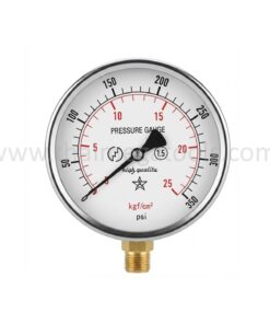 เกจวัดแรงดัน (Pressure Gauge) ยี่ห้อ OKURA ขนาดหน้าปัด 6 นิ้ว สำหรับงานวัดกำลังอัด