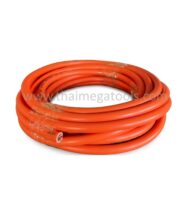 สายเชื่อมไฟฟ้า สีส้ม PVC ตัดแบ่งความยาว ทนทาน ยืดหยุ่นสูง เกรดอุตสาหกรรม