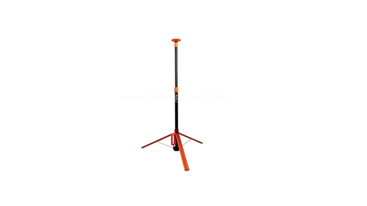 ขาตั้งไฟ LED อลูมิเนียม 3 ขา PUMPKIN รุ่น 50604 ปรับสูง 2.2 เมตร สีส้มดำ