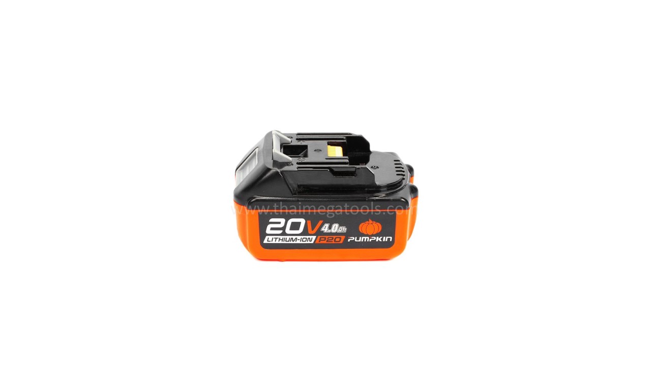 แบตเตอรี่ลิเธียมไอออน PUMPKIN รุ่น 50264 P20 ขนาด 20V 4.0Ah