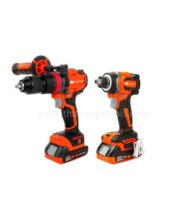 PUMPKIN รุ่น 50295 ชุดสว่านกระแทกและไขควงกระแทกไร้สาย 20V มอเตอร์ไร้แปรงถ่าน บรรจุ 2 เครื่องพร้อมใช้งาน