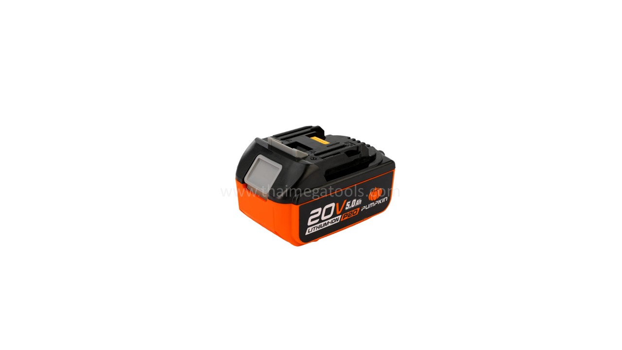 แบตเตอรี่ลิเธียมไอออน PUMPKIN 20V 5.0Ah รุ่น 50297 P20