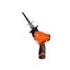 เลื่อยชักไร้สาย PUMPKIN 12V 50354 ขณะสาธิตการใช้งานตัด