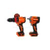 PUMPKIN ชุดสว่านกระแทกและบล็อกกระแทกไร้สาย รุ่น 50296, มอเตอร์ Brushless ไร้แปรงถ่าน ทรงพลัง แรงบิดสูง, ขนาดกะทัดรัด น้ำหนักเบา, ในชุดประกอบด้วย: สว่านกระแทก, บล็อกกระแทก, แบตเตอรี่ Li-ion 20V สองก้อน, เครื่องชาร์จ, ดอกไขควง, และกล่องเก็บของ PUMPKIN. พร้อมไฟ LED ส่องสว่างขณะทำงาน.