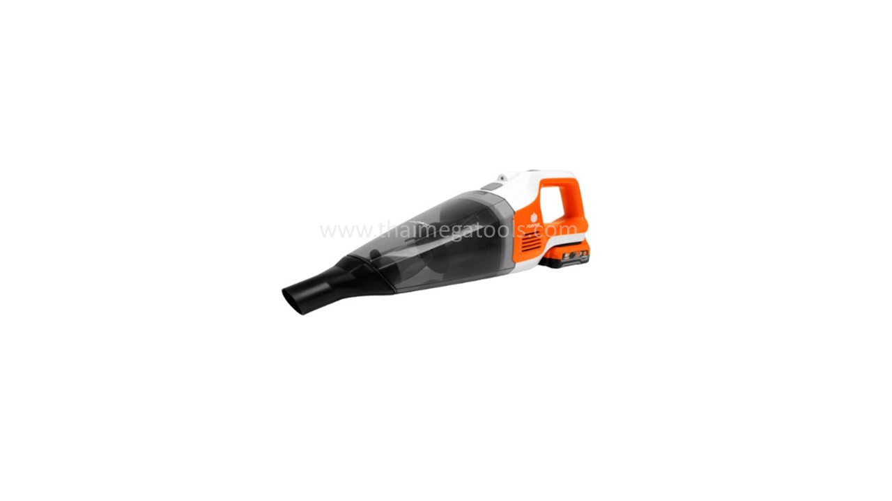 เครื่องดูดฝุ่นมือถือไร้สาย PUMPKIN 20V รุ่น 50392 มอเตอร์ไร้แปรงถ่าน ตัวเครื่องสีส้ม-ดำ ดีไซน์กะทัดรัด